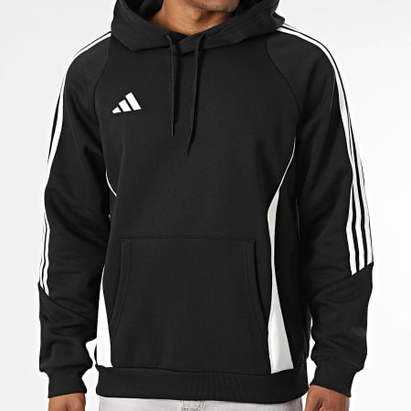 Adidas Sportswear - Sweat Capuche A Bandes Tiro 24 IJ7673 Noir
