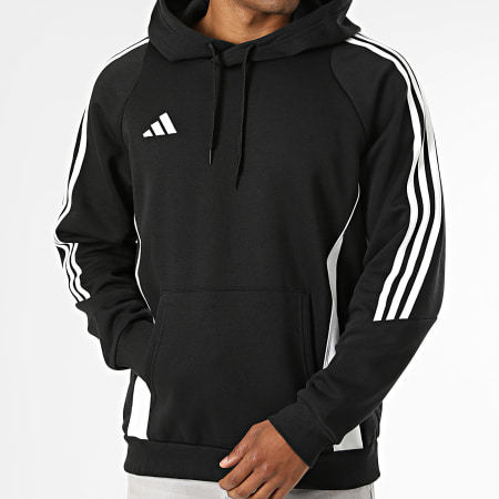 Adidas Sportswear - Sweat Capuche A Bandes Tiro 24 IJ7673 Noir