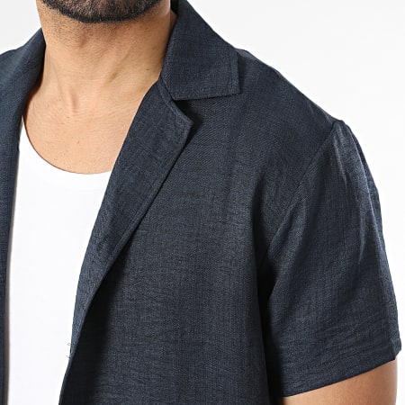 Frilivin - Ensemble Chemise Manches Courtes Et Pantalon 617 Bleu Marine