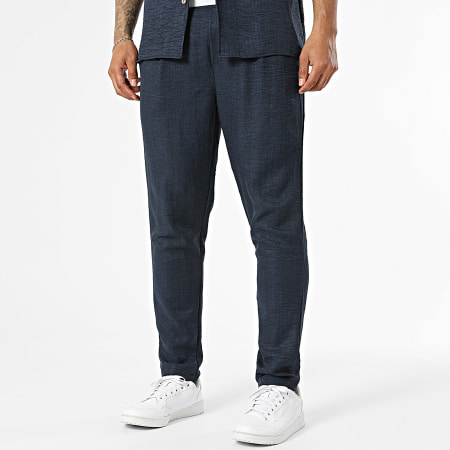 Frilivin - Ensemble Chemise Manches Courtes Et Pantalon 617 Bleu Marine