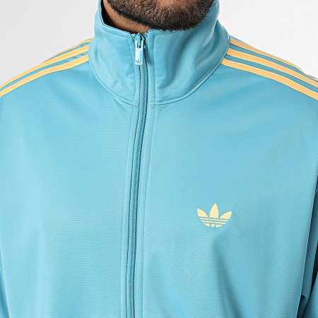 Adidas Originals - Veste Zippée A Bandes Firebird KE1642 Bleu Clair