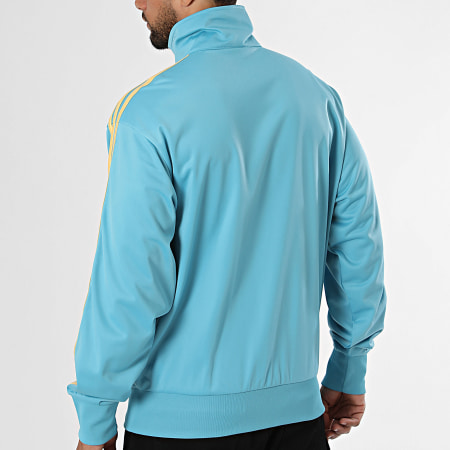 Adidas Originals - Veste Zippée A Bandes Firebird KE1642 Bleu Clair