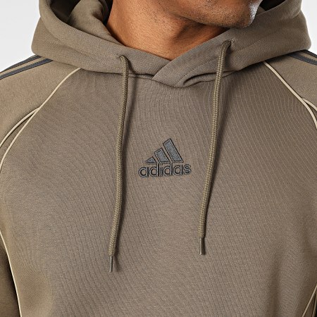 Adidas Sportswear - Sweat Capuche A Bandes Teamgeist KD5881 Marron