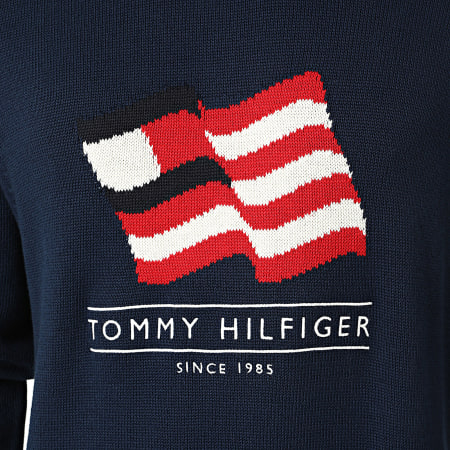 Tommy Hilfiger - Pull 3386 Bleu Marine