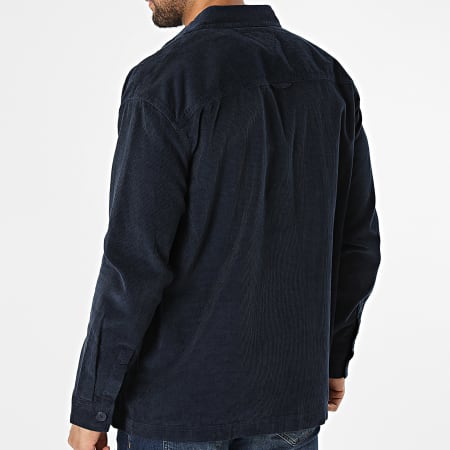 Tommy Jeans - Surchemise Oversize Brick Corduroy 1698 Bleu Marine