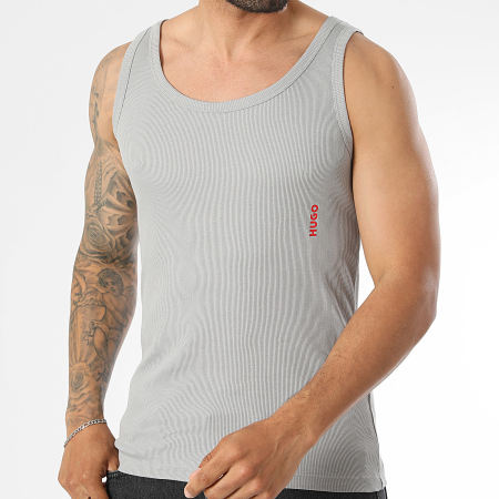 HUGO - Lot De 3 Débardeurs 50545681 Blanc Gris Anthracite Gris