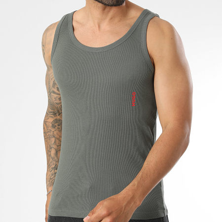 HUGO - Lot De 3 Débardeurs 50545681 Blanc Gris Anthracite Gris