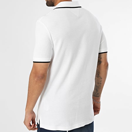 Tommy Hilfiger - Polo Manches Courtes Regular Fit Circulose Pique 5097 Blanc