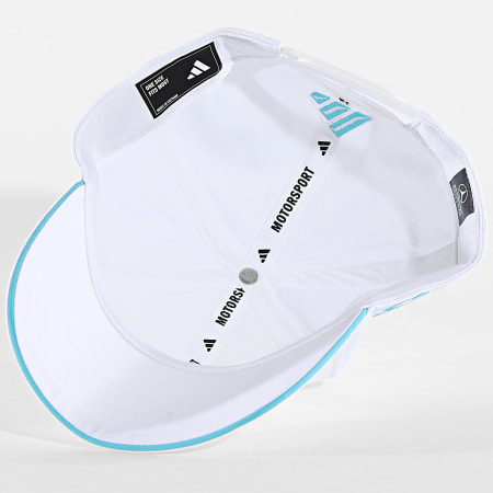 Adidas Sportswear - Casquette Mercedes AMG Mercedes F1 Team George Russell KE8303 Blanc Bleu Clair