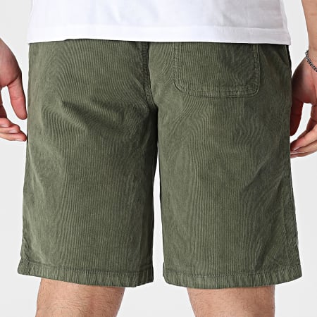 Classic Series - Short Velours Côtelé Regular Fit Joey Vert Kaki