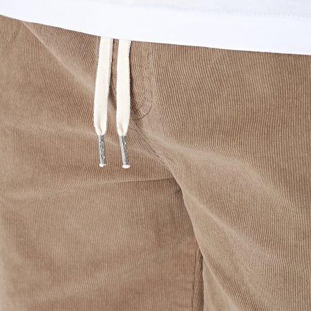 Classic Series - Short Velours Côtelé Regular Fit Joey Marron