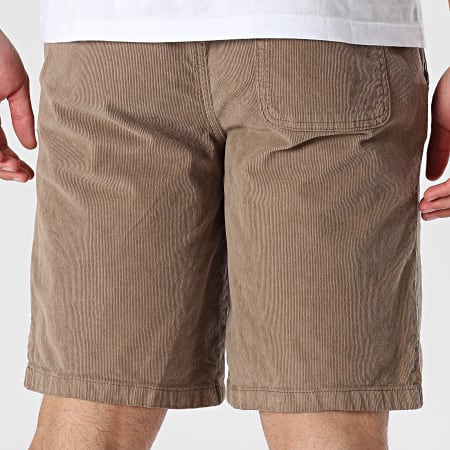 Classic Series - Short Velours Côtelé Regular Fit Joey Marron