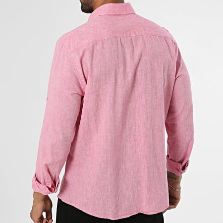 Classic Series - Chemise Manches Longues Regular Fit 810 Rose Chiné