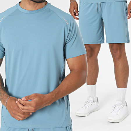 Classic Series - Ensemble Tee Shirt Et Short Jogging 511 Bleu Clair