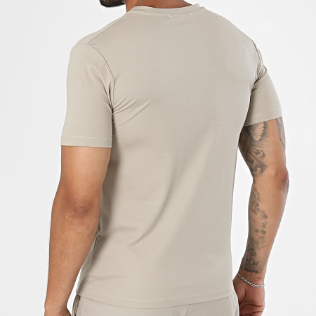 Frilivin - Ensemble Tee Shirt Et Short Jogging 201 Beige