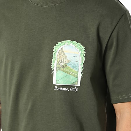 Frilivin - Tee Shirt Italy Vert Kaki