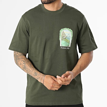 Frilivin - Tee Shirt Italy Vert Kaki