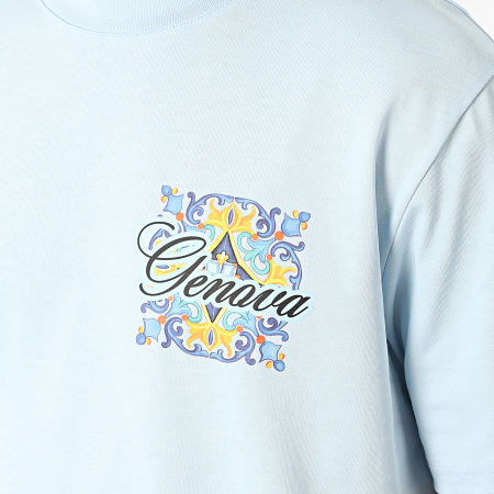Frilivin - Tee Shirt Genova Bleu Clair