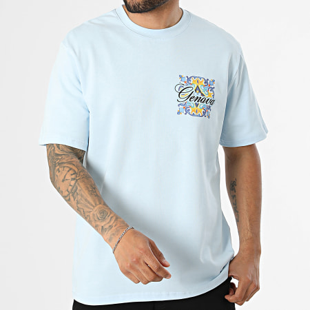 Frilivin - Tee Shirt Genova Bleu Clair