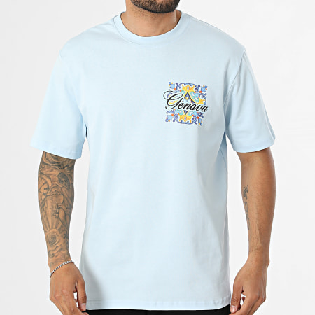 Frilivin - Tee Shirt Genova Bleu Clair