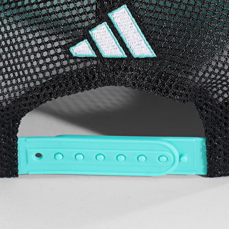 Adidas Sportswear - Casquette Trucker AMG Mercedes DNA KS8856 Noir Turquoise