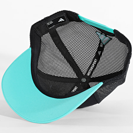 Adidas Sportswear - Casquette Trucker AMG Mercedes DNA KS8856 Noir Turquoise