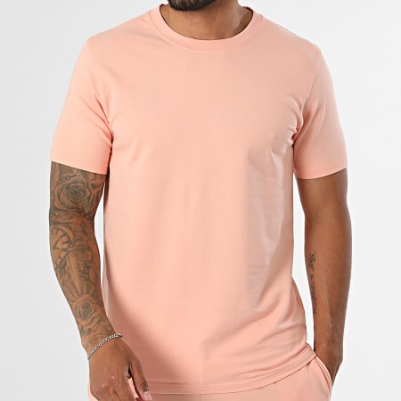 Classic Series - Ensemble Tee Shirt Et Short Cargo Tank Rose Clair