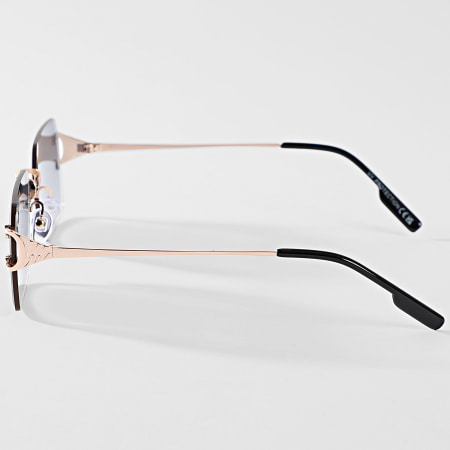 Classic Series - Lunettes De Soleil 844 Bleu Foncé Doré