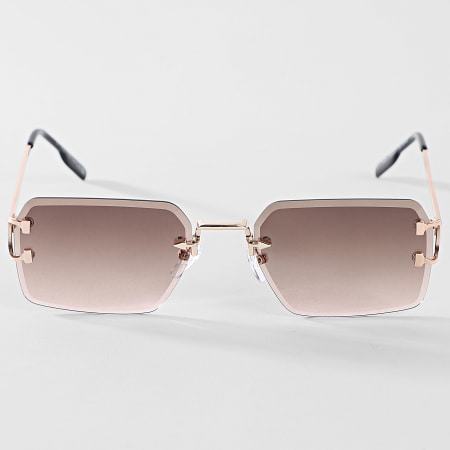 Classic Series - Lunettes De Soleil 844 Marron Doré