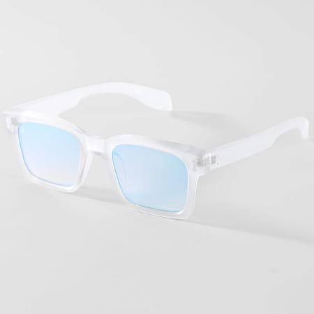 Classic Series - Lunettes De Soleil 890 Blanc Bleu Clair