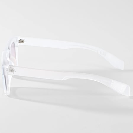 Classic Series - Lunettes De Soleil 890 Blanc Bleu Clair