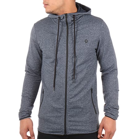 JACK & JONES Sweat à Capuche Zippé Uni Pour Homme - Confort Et Style Décontracté