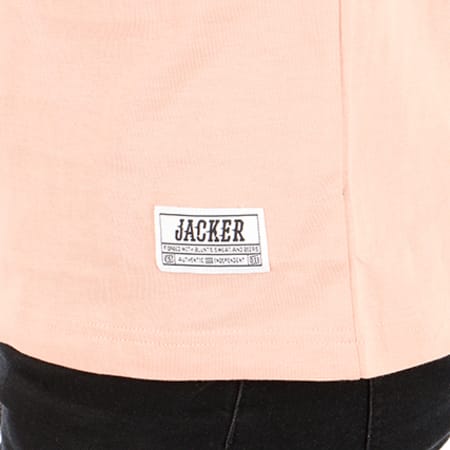 Jacker - Tee Shirt Team Logo Rose Saumon