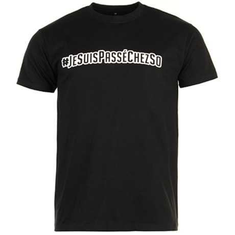 Fianso - Tee Shirt Passé Chez So Noir