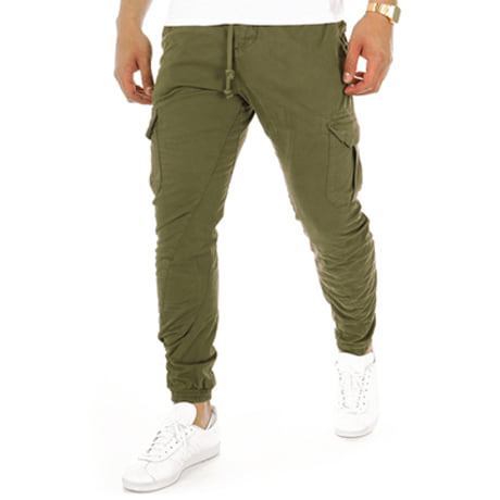 Urban Classics - TB1268 Pantalones cargo verde caqui