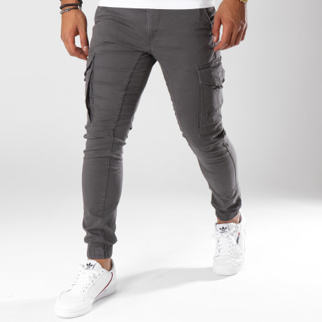 Jack And Jones - Pantalón Cargo Paul Flake Gris