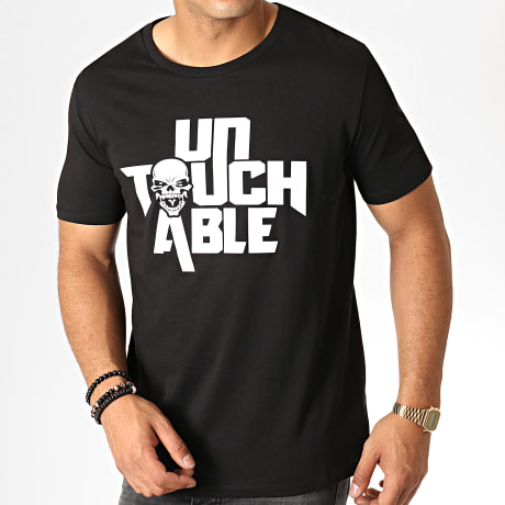 Mac Tyer Untouchable - Tee Shirt Logo Noir Blanc
