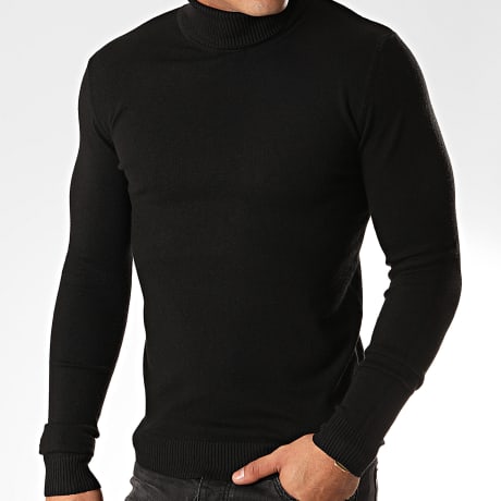 Fusional - Jersey de cuello alto ZW001 Negro