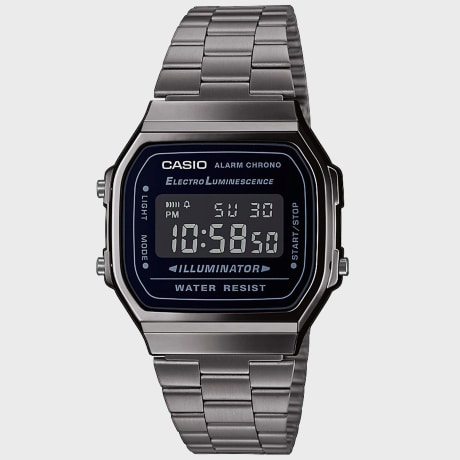 Casio - Horloge Collectie A168WEM-2EF Zilver Zwart