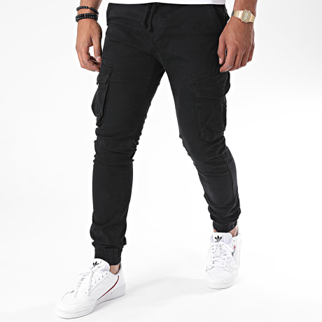 Fusional - XQ05 Pantalón Cargo Negro