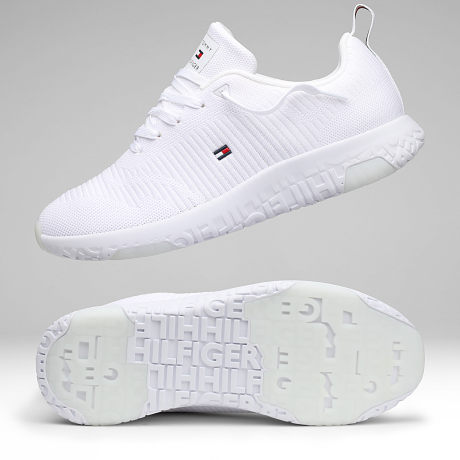 Tommy Hilfiger - Baskets Corporate Knit Rib Runner FM0FM02938 White