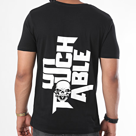 Mac Tyer Untouchable - Tee Shirt Logo Back Noir Blanc