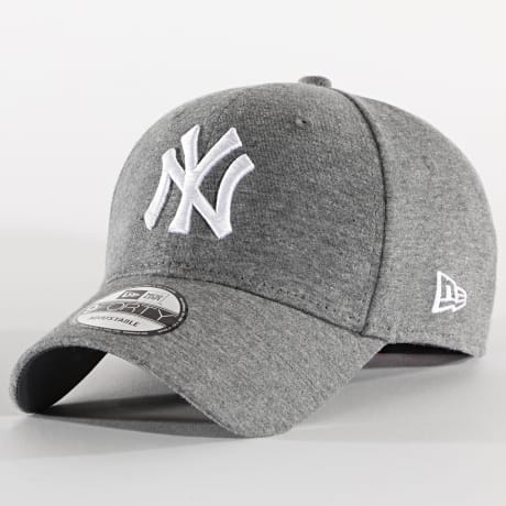 New Era - Casquette 9Forty Jersey Essential NY New York Yankees 12523896 Gris Anthracite Chiné