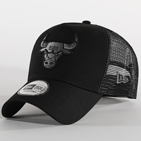 New Era - Bob Team Trucker Cap 12523913 Chicago Bulls Negro