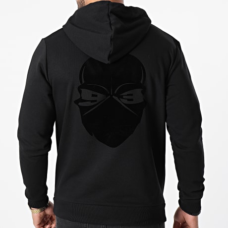 Mac Tyer Untouchable - Sweat Capuche Velvet Logo Noir
