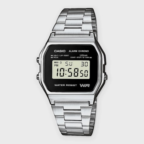 Casio - Vintage stalen A158WEA-1EF horloge