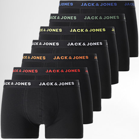 Jack And Jones - Simply Basic Boxer Set de 7 Negro