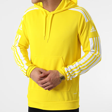 Adidas Performance - Sudadera Capucha Con Rayas SQ21 GP6435 Amarillo