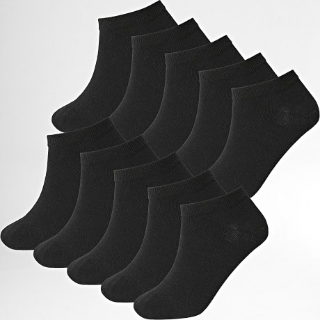 LBO - 10 Paar Kurze Socken 0009 Schwarz