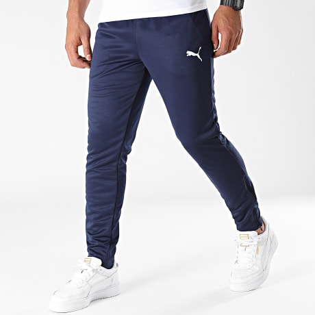 Puma - Pantalon Jogging Team Rise Poly Training 657390 Bleu Marine